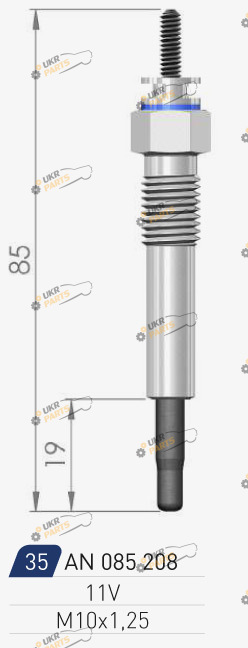 Свеча накаливания A-N PARTS 085 208